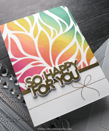 Alternative view of Concord & 9th - Kristina Werner - Kristina's Finishing Touches Stamp Set (4 x 8)