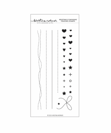 Concord & 9th - Kristina Werner - Kristina's Finishing Touches Stamp Set (4 x 8)