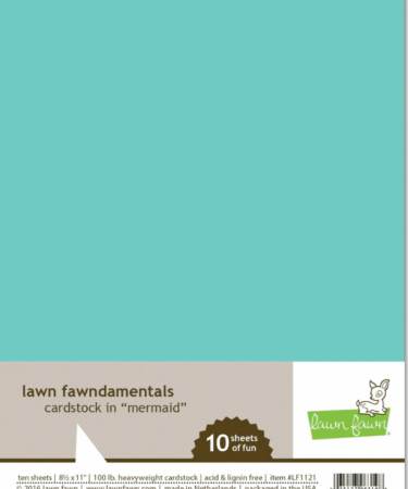 LAWN FAWN - Cartoncino singolo  A4 - MERMAID