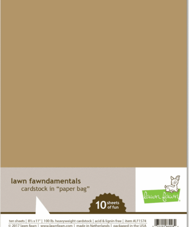LAWN FAWN - Cartoncino singolo A4 - PAPER BAG