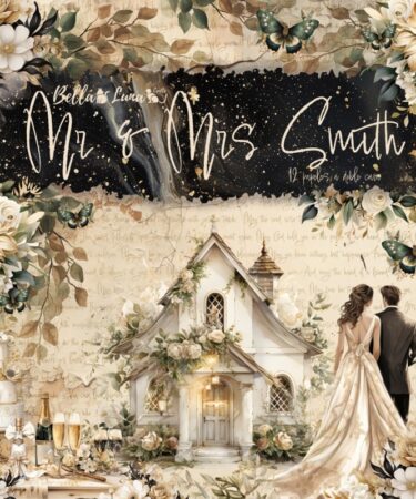 BELLALUNA MR & MRS SMITH COLLECTION 12X12"