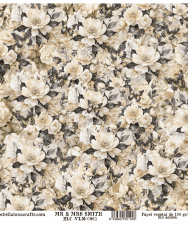 BELLELUNA PAPEL VELLUM 12x12 COLECCION MR & MRS SMITH 1