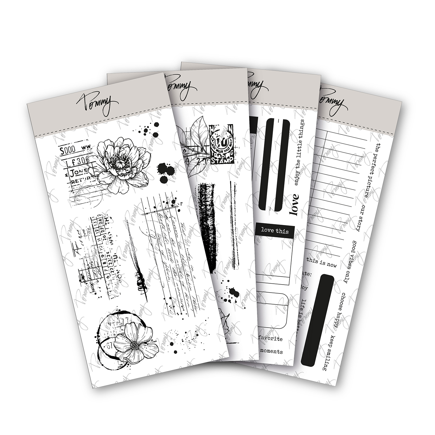 TOMMY ART - Bundle 4 NUOVI TIMBRI