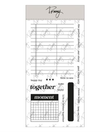 TOMMY ART - Tommy clear stamps - Journaling 2