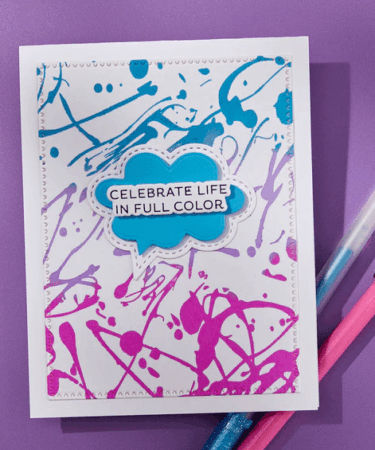 Alternative view of SPELLBINDERS - Memo Splatter BetterPress Plate