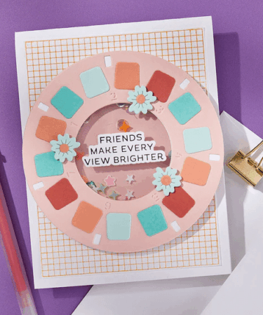 Alternative view of SPELLBINDERS - Reel Color Sentiments BetterPress Plate & Die Set