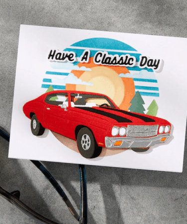 Alternative view of SPELLBINDERS - Muscle Car Etched Dies