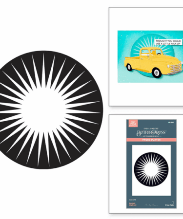 SPELLBINDERS - Radiant Starburst BetterPress Plate