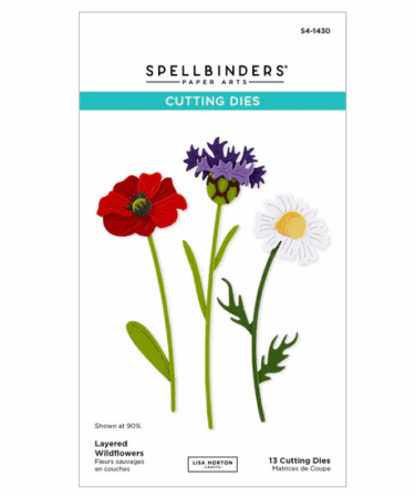SPELLBINDERS - Layered Wildflowers Etched Dies