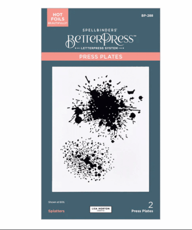 SPELLBINDERS - Splatters BetterPress Plate from