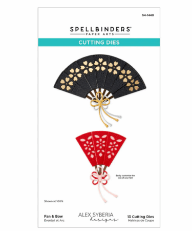 SPELLBINDERS - Fan & Bow Etched Dies
