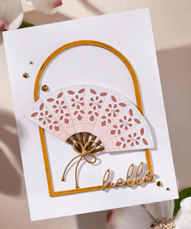 Alternative view of SPELLBINDERS - Fan & Bow Etched Dies