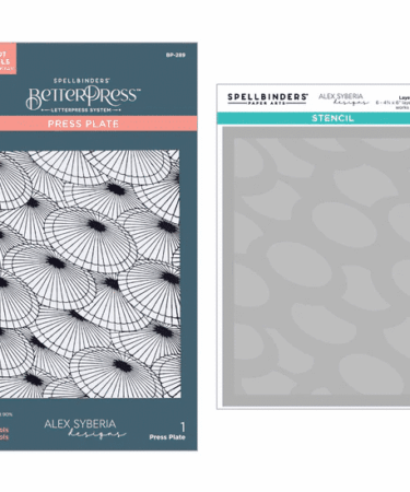 SPELLBINDERS - Spring in Kyoto BetterPress & Stencil Bundle