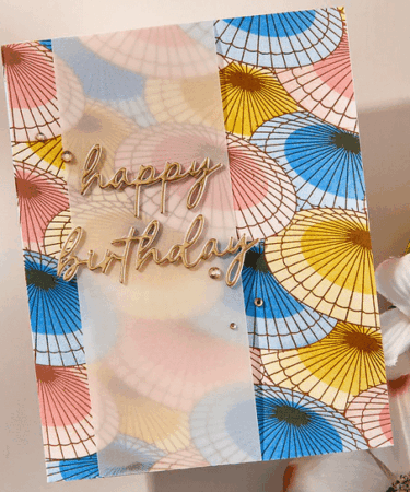 Alternative view of SPELLBINDERS - Parasols BetterPress Plate