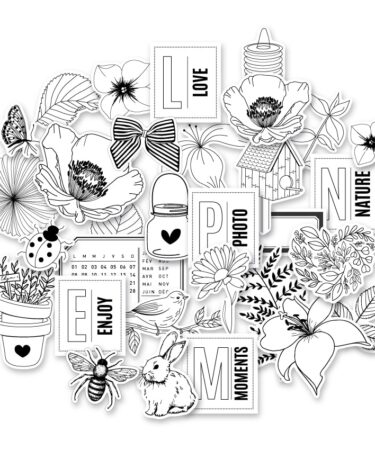 Florilèges Design -Collezione Farandole - Die cuts calque FARANDOLE