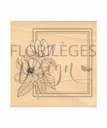 Florilèges Design -Collezione Farandole -  timbro in legno - COUPON CADRE