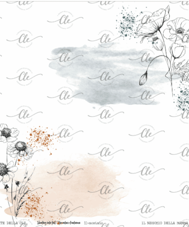 IL NEGOZIO DELLA MAMMA DI CLE - LE CARTE DELLA CLE - COLLEZIONE SHADING INTO FALL - SFUMATURE D'AUTUNNO - ACETATO 11