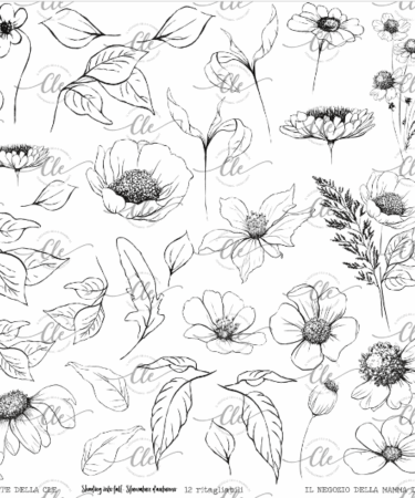 IL NEGOZIO DELLA MAMMA DI CLE - LE CARTE DELLA CLE - COLLEZIONE SHADING INTO FALL - SFUMATURE D'AUTUNNO - RITAGLIABILI 12