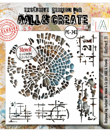 AALL & CREATE- stencil Abstract 21