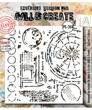 AALL & CREATE- stencil- Astral Echoes