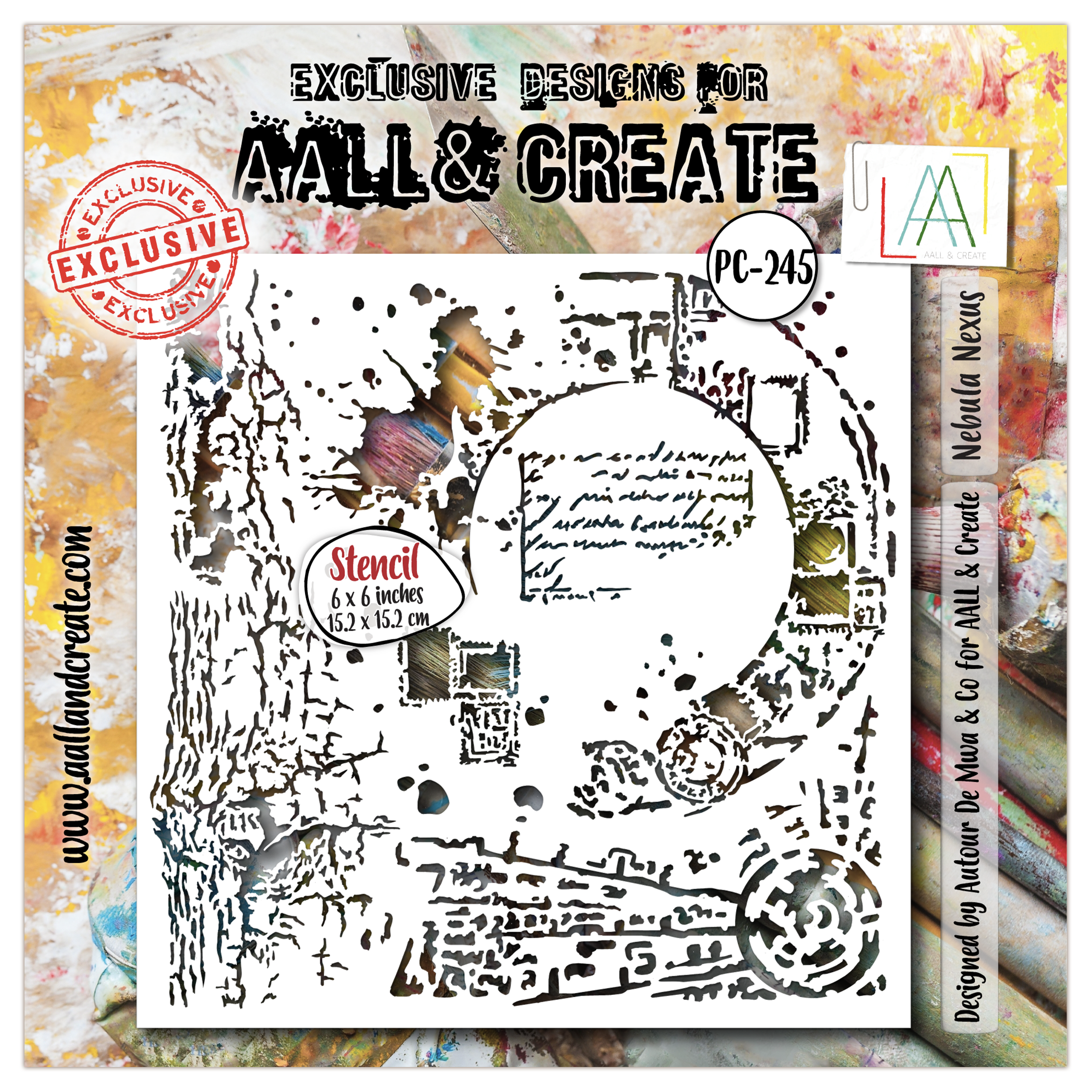 AALL & CREATE- stencil- Nebula Nexus