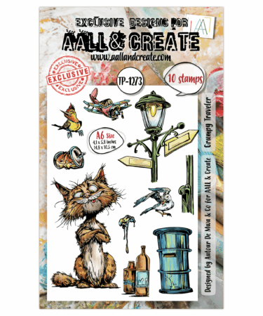 AALL & CREATE- Timbri A6 -Grumpy Traveler