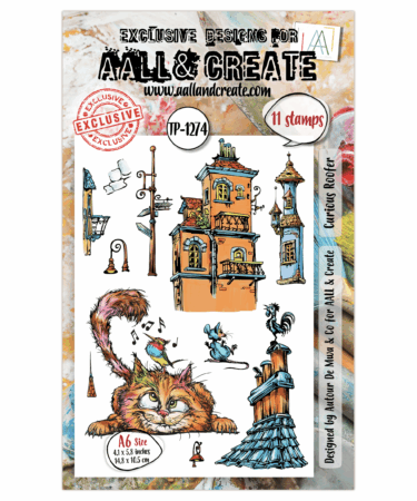 AALL & CREATE- Timbri A6 -Curious Roofer