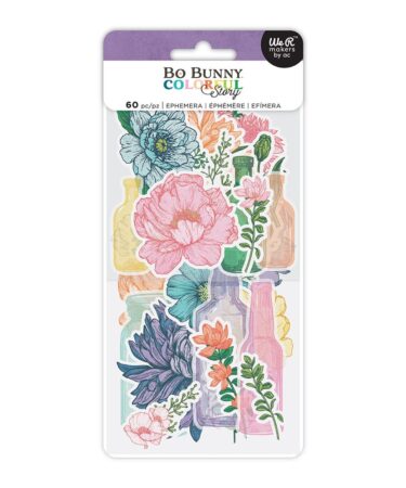 BoBunny - Collezione Colorful Story - Ephemera - Floral