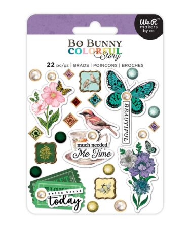 BoBunny -Collezione Colorful Story - Brads