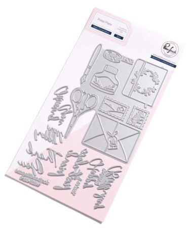 Pinkfresh Studio Press Plate 6/pkg - Classic CorrespondenceFsu or