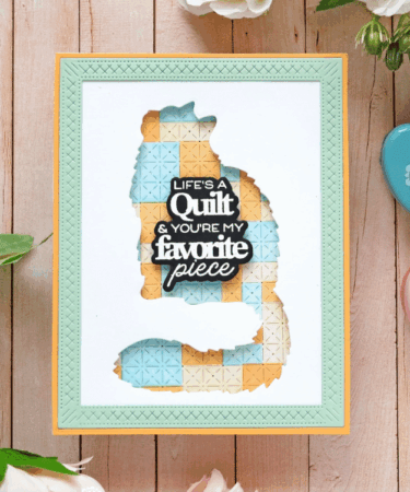 Alternative view of WAFFLE FLOWER - Cat Silhouette Die