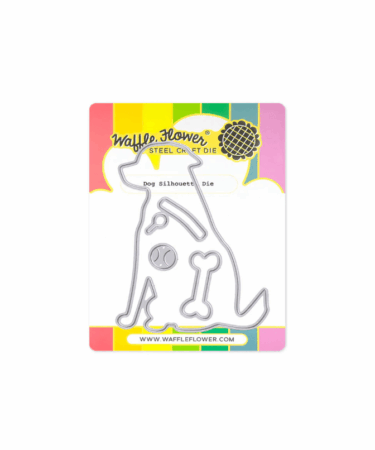 WAFFLE FLOWER - Dog Silhouette Die