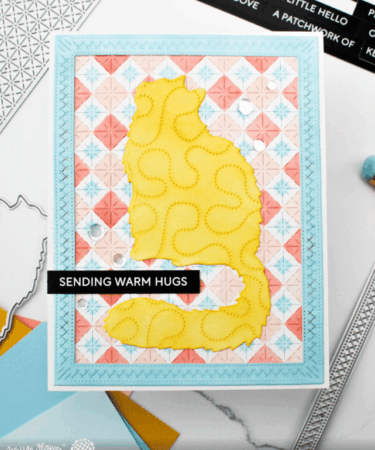 Alternative view of WAFFLE FLOWER - Meandering Texture Die