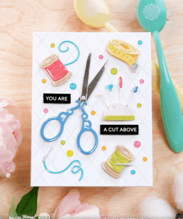 Alternative view of WAFFLE FLOWER - Notions Die