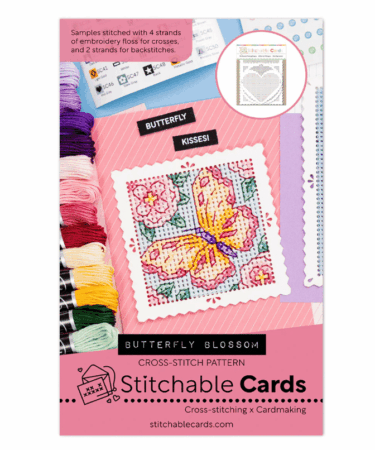 WAFFLE FLOWER - Pattern - Butterfly Blossom StitchableCards