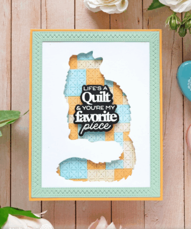 Alternative view of WAFFLE FLOWER - Quilted Frames Die