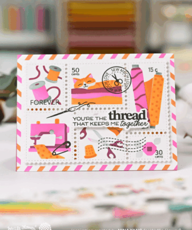 Alternative view of WAFFLE FLOWER - Quilted Hug Sentiments Combo