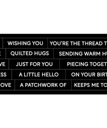 WAFFLE FLOWER - Subsentiment Quilted Diecut