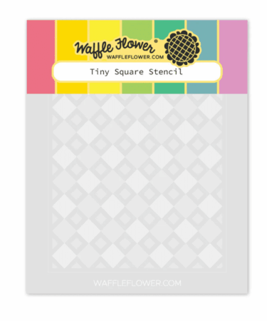 WAFFLE FLOWER - Tiny Square Stencil