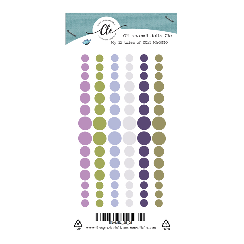 IL NEGOZIO DELLA MAMMA DI CLE - GLI ABBELLIMENTI DELLA CLE MY TALES OF 2025- MAGGIO- ENAMEL DOTS