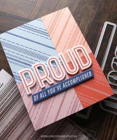 Alternative view of Concord & 9th - KRISTINA WERNER - Proud Words Dies