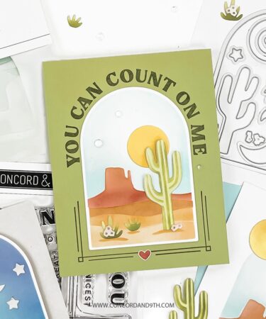 Alternative view of Concord & 9th - Desertscape Stamp Set (4 x 6)