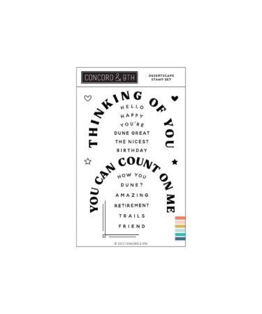 Concord & 9th - Desertscape Stamp Set (4 x 6)