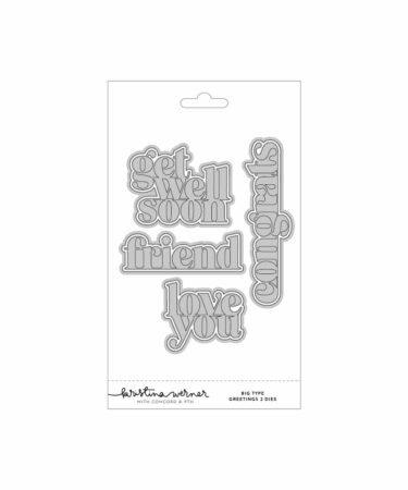 Concord & 9th - KRISTINA WERNER - Big Type Greetings 2 Dies