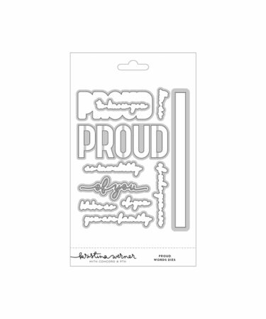 Concord & 9th - KRISTINA WERNER - Proud Words Dies