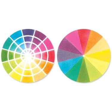 SIZZIX - Layered Stencils by Eileen Hull Color Wheel (3pcs) (666879)
