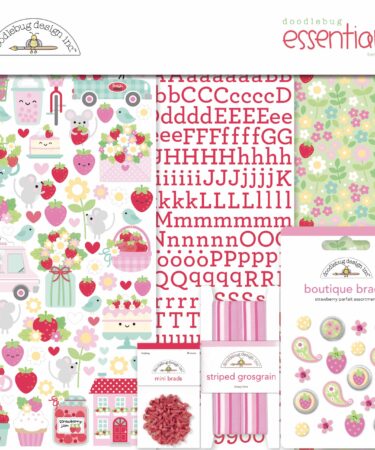 DOODLEBUG DESIGN-collezione berry sweet - essentials kit