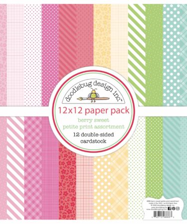 DOODLEBUG DESIGN-collezione berry sweet - petite prints assortment pack