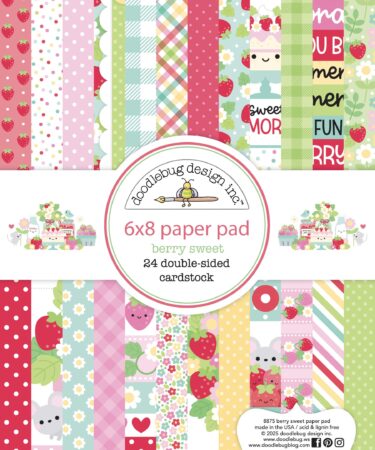 DOODLEBUG DESIGN-collezione berry sweet -  6x8 paper pad