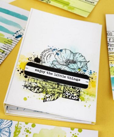Alternative view of TOMMY ART - Kit Carte Mini album – Grunge e Journaling